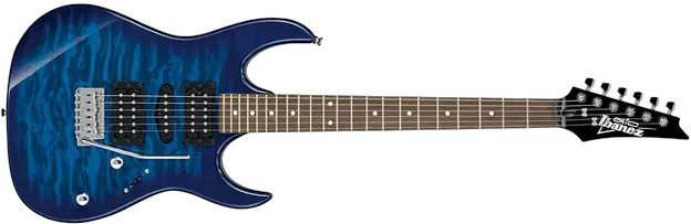 Ibanez (GRX70QATBB) 6 String Solid-Body Electric Guitar