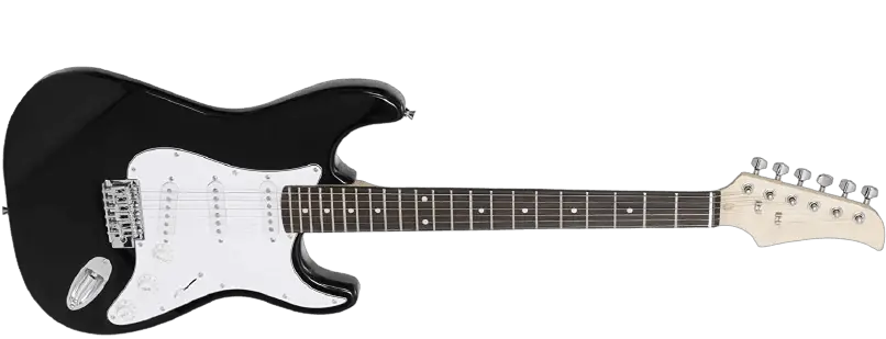 Smartxchoices 39 Full-Size Black Electric Guitar